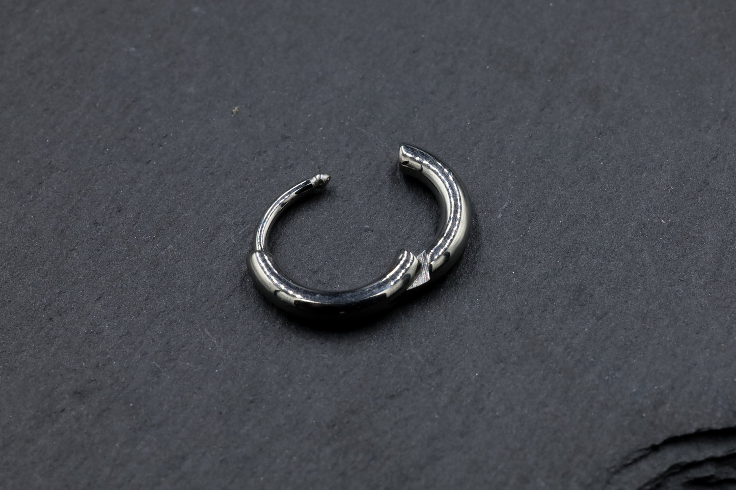 Thick Titanium Hoop Earring