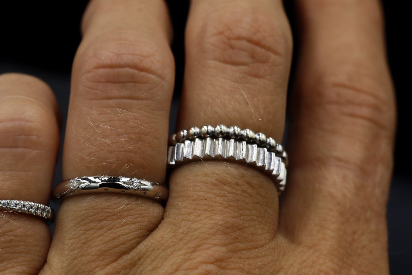 Sterling Silver Gear Ring