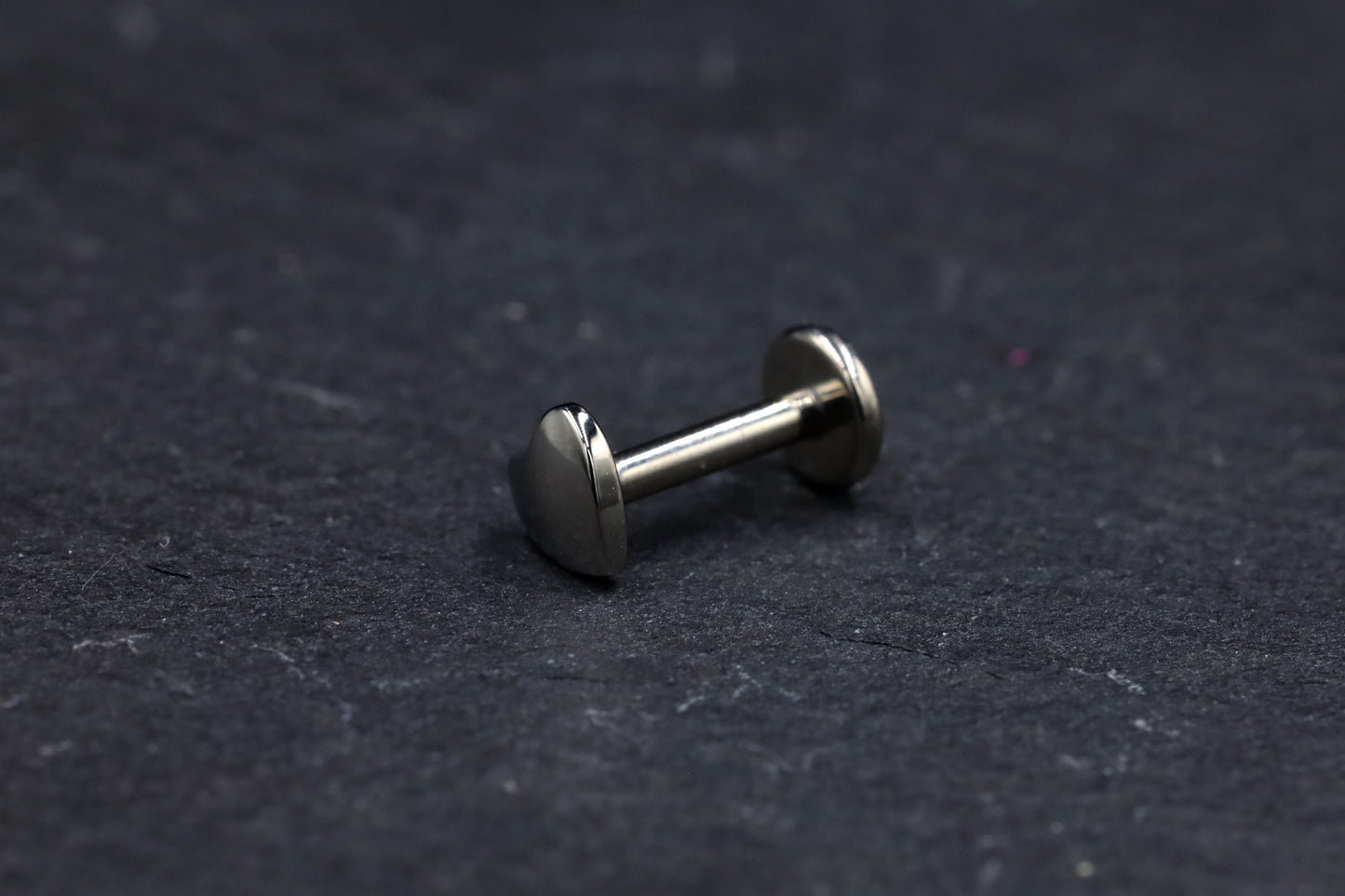 Soft Heart Titanium Threadless Earring