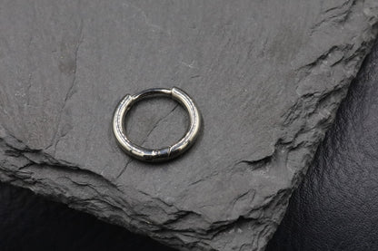 Thick Titanium Hoop Earring