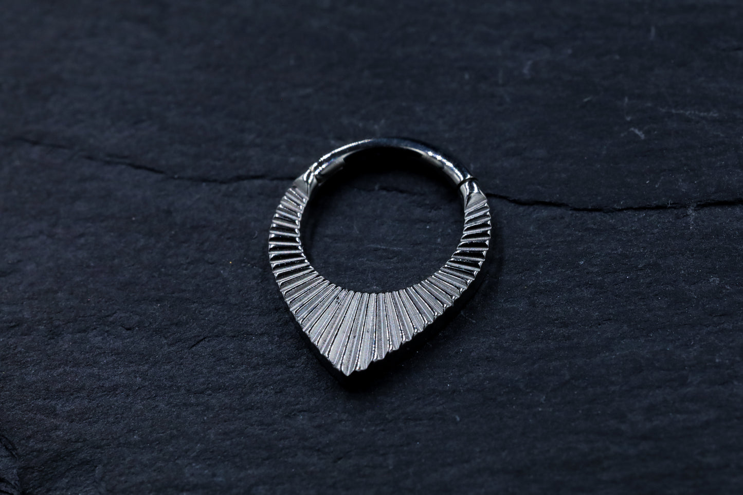 Art Deco Forward Facing Hoop