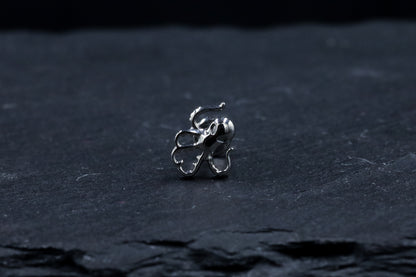 Kraken Titanium Threadless Earring