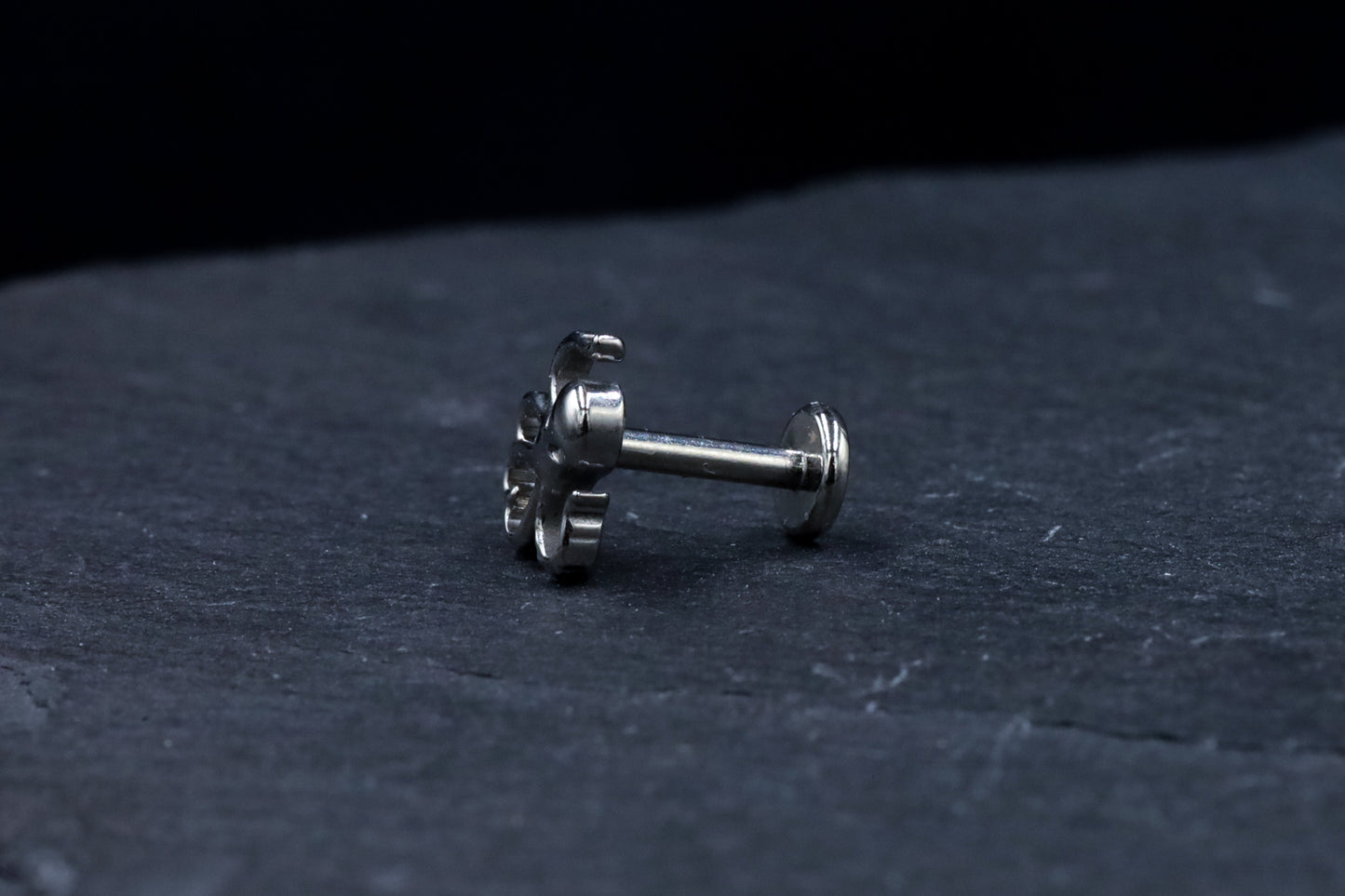Kraken Titanium Threadless Earring