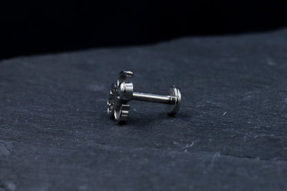 Kraken Titanium Threadless Earring