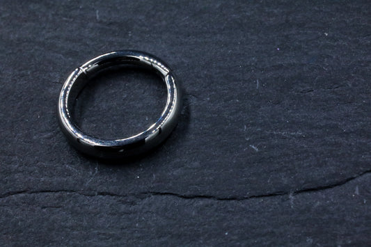 Dome Titanium Hoop Earring