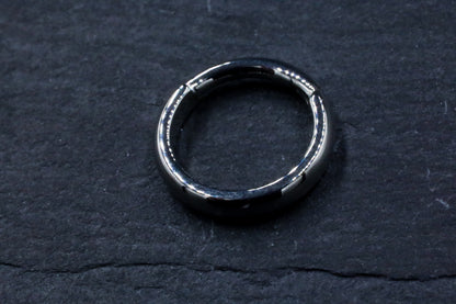 Dome Titanium Hoop Earring