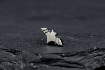 Titanium Bat Threadless Earring