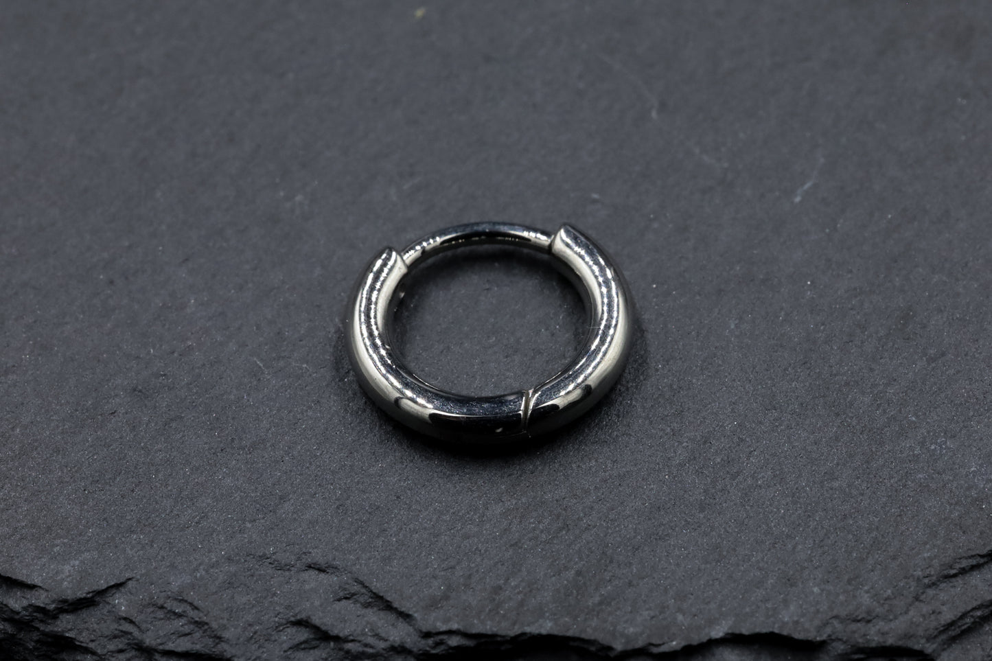 Thick Titanium Hoop Earring