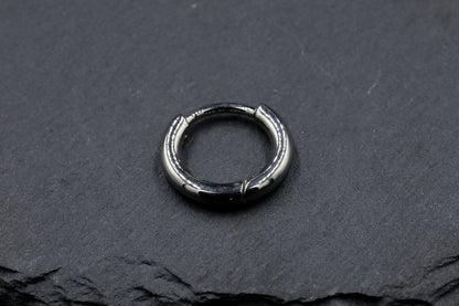 Thick Titanium Hoop Earring